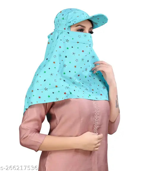 Summer Sun Protection Women Cap Mask