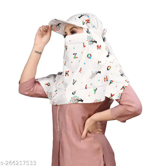 Summer Sun Protection Women Cap Mask
