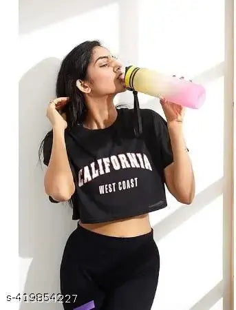 Silicone water bottle 1 liter (Multicolor)